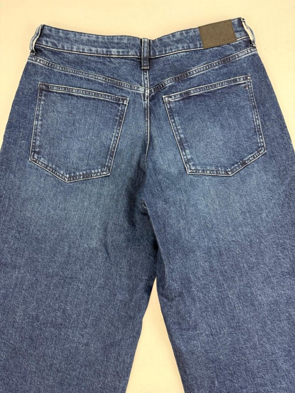 Madewell Curvy Perfect Vintage Wide Leg Jeans Women 31P Blue High Rise Crop - Picture 7 of 14